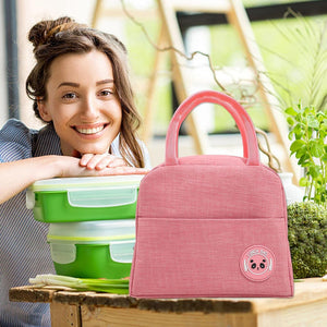 PremiumAV Lunch/Tote Bag for Women, Lunch Bag Women, Lunch Box Lunch Bag for Women Adult Men, Small Leakproof Cute Lunch Boxes for Work Office Picnic - PremiumAV