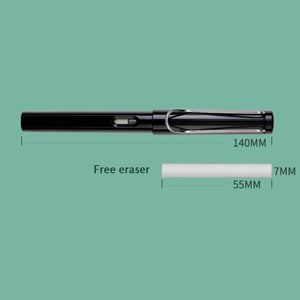 2-in-1 Everlasting Magic Pencil with Replaceable Eraser – Inkless, Reusable, Portable (1 Pc / Mix Color)