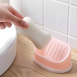 PremiumAV Soap Container, Soap Box Household Kitchen and Bathroom Can Use PP Material Drain Box Double Soap Dish, for Bathroom Shower Home Outdoor Cam  - PremiumAV