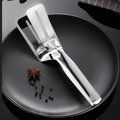 Multifunction Stainless Steel Cooking Tong for Frying & BBQ