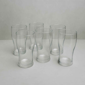 Apex Vista Unbreakable Pitcher Glass Set – 350 ML (Approx) | 6-Piece