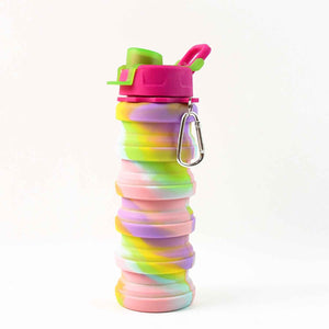 Colorful Collapsible Silicone Water Bottle (1 Pc)