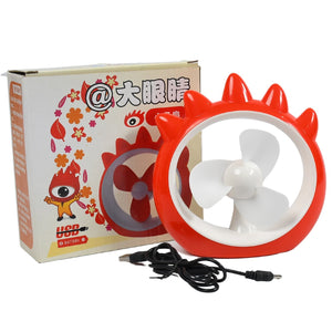 PremiumAV Mini Desktop Fan  Rechargeable USB Cooling Fan for Home, Office & Car (Battery Not Included)  - PremiumAV