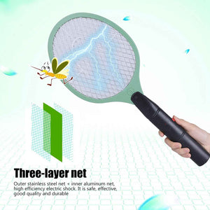 Rechargeable Electric Mosquito Killer Racket with Cable