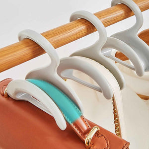 Compact Dual-Slot Multi-Purpose Plastic Hook Hanger (1 Pc)