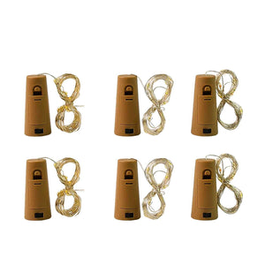 Cork-Shaped LED Bottle String Fairy Lights (1 Pc)