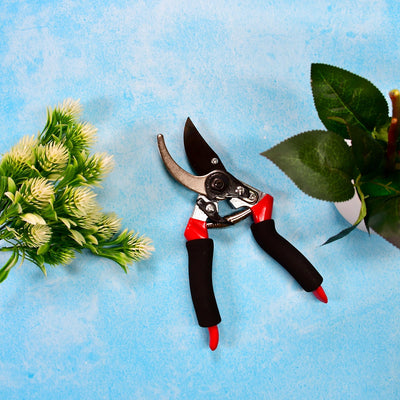 PremiumAV 21Cm Red GARDEN SHEARS SHARP CUTTER PRUNERS SCISSOR, PRUNER.