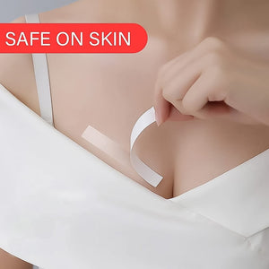 PremiumAV Waterproof Anti-Skid Transparent Medical Tape for Lingerie (10 Pcs Set)  clear - PremiumAV