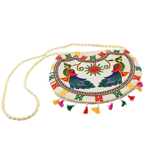PremiumAV PremiumAV 11 inch Handcrafted Cotton Embroidered Shoulder Bag for Girls & women (1 Pc) –  