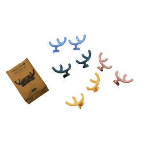 PremiumAV PremiumAV Plastic Wall Hanger Hook Wall Adhesive Hook Premium Quality Wall Hook (Pack Of 4pc) –  