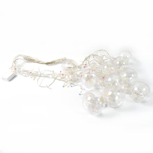 12  Wish Balls Window Curtain String Lights with 8 Flashing Modes Decoration for Home Decoration, Diwali & Wedding LED Christmas Light Indoor and Outdoor Light ,Festival Decoration (Plastic, Multi Color)  - PremiumAV