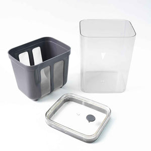 2 in 1 Yogurt Strainer with Storage Box – 1100ml (Plastic + Steel)
