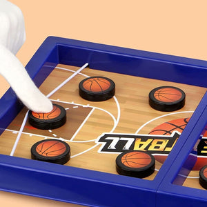 PremiumAV Fast Sling Basketball Puck Game Paced Table Desktop Battle Ice Hockey Game for Adults and Kids Parent-Child Winner Board Games Interactive T  - PremiumAV