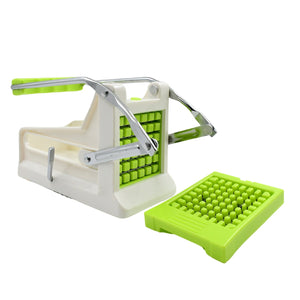 PremiumAV French Fry Cutter, Great with Vegetables, Potato Fries Cutter Professional Vegetable Cutter Stainless Steel Cutter Potato, Onions, Carrots, - PremiumAV