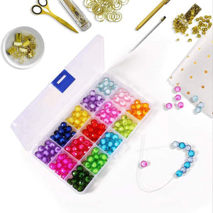 PremiumAV 15-Grid Clear Plastic Jewelry Organizer Box with Dividers (1 Pc) - PremiumAV