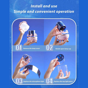 Bunny’s Carousel Rotating LED Night Light