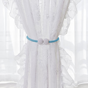 Polyester and Magnet Curtain (2 Pc)