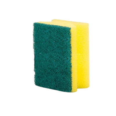 PremiumAV Scrub Sponge 2 in 1 Pad for Kitchen, Sink, Bathroom Cleaning Scrubber