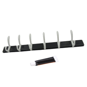 PremiumAV PremiumAV Cloth hanger, Wall Door Hooks Rail for Hanging Clothes for Hanging Hook Rack Rail, Extra Long Coat Hanger Wall Mount for Clothes, Jacket, Ha 