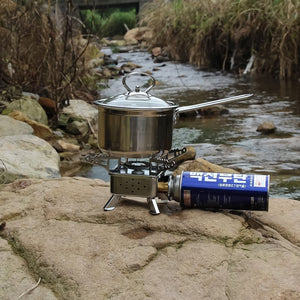 PremiumAV Mini Portable Square Camping Stove (1 Pc)  - PremiumAV
