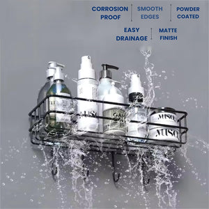 3 in 1 Shower Shelf Rack for storing and holding various household stuffs and items etc.  - PremiumAV