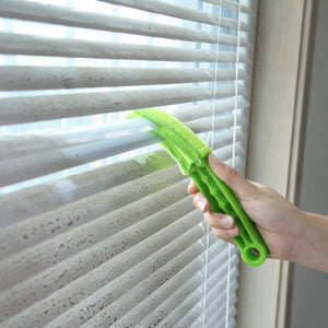 PremiumAV Window Blind Cleaner Brush with Microfiber Sleeves  Dusting Tool for Shutters & AC (1 Pc)  - PremiumAV