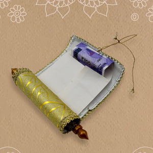 PremiumAV Money Gift Envelopes Lifafa - Multi Color Pack of 5 Premium Designer Envelopes, Colorful Writing Message Scroll, Sandesha Card, Style Shagun  - PremiumAV