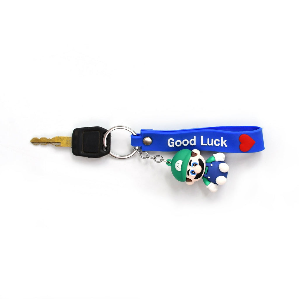 PremiumAV PremiumAV Cute Cartoon Silicone 3D Key Chain with Metal Hook & Strap (Pack of 1) –  