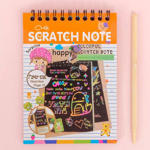 PremiumAV PremiumAV Crafts Rainbow Art Scratch Paper Book (10 Pages, Pack of 1) – rainbow rainbow