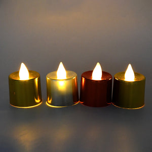 PremiumAV Electrical Candles Diya LED Tea Light (6 Pcs Set) - PremiumAV
