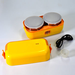PremiumAV PremiumAV 1Layer Electric Lunch Box for Office, Portable Lunch Warmer with Removable 2 Stainless Steel Container. –  