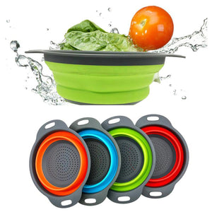 PremiumAV PremiumAV Round Sili Strain used in all kinds of household and official kitchen purposes as a Foldable utensil. –  
