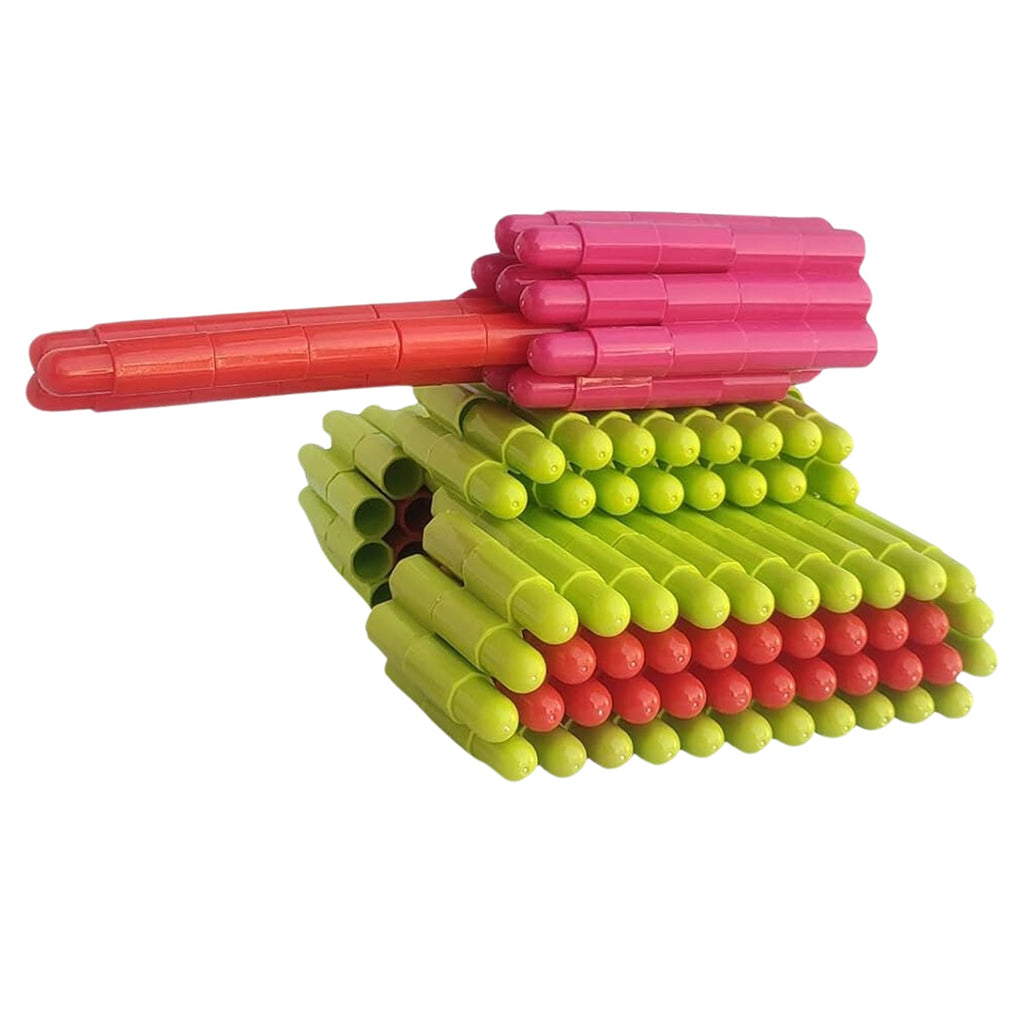PremiumAV PremiumAV Bullet Blocks for Intelligent Kids Creative Bullets Shaped Building Blocks (Approx 88 Pcs) –  