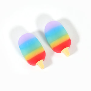 PremiumAV Jelly Popsicle Erasers  Cute & Fancy Mini Erasers for Kids (2 Pc Set, Mix Design)  - PremiumAV