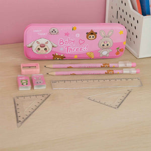 Cartoon Stationery Gift Set for Kids (14 Pc)