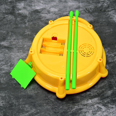 PremiumAV Flash Drum Toy  Colorful Musical Drum with Light Effects, Best Gift for Kids