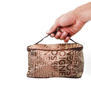 PremiumAV Portable Makeup Bag widely used by women’s for storing their makeup equipment’s and all while travelling and moving.