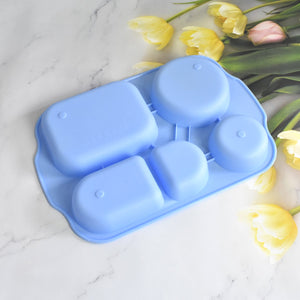 Unbreakable Plastic Food Plates / Biodegradable 5 Compartment Square Plate for Food  - PremiumAV