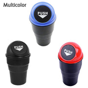 Compact car dustbin by Velvet Wheels for easy waste disposal in vehicles.