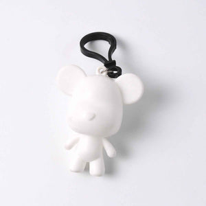 Cute Cartoon Bear Keychain (1 Pc)