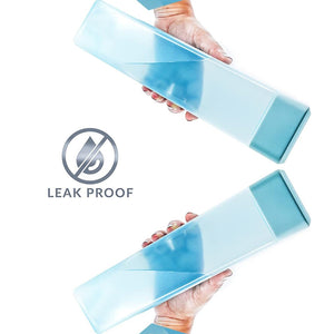 PremiumAV Large Capacity Plastic Water Bottle | Set of 6 | Square Water Bottle (940ml each)  - PremiumAV
