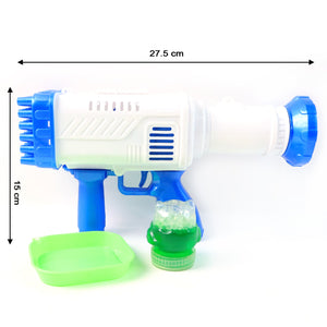 32 Holes Big Rechargeable Powerful Machine Bubble Gun Toys (1 Set)