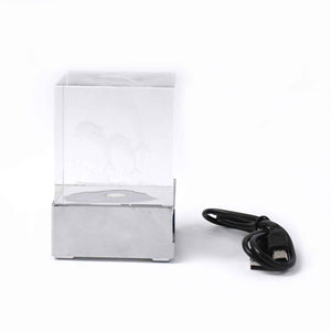 3D Mix Design LED Light Base With Speaker (1 Pc / B Grade)
