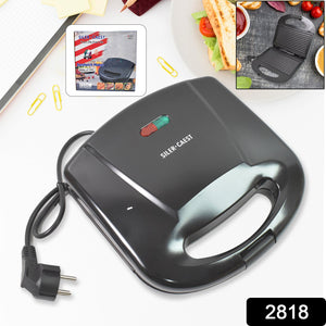 Sandwich Maker Makes Sandwich Non-Stick Plates| Easy to Use with Indicator Lights Sandwich toaster  - PremiumAV