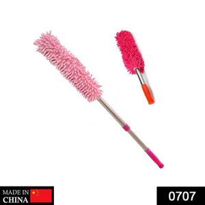 PremiumAV Multipurpose Microfiber Cleaning Duster With Extendable Telescopic Wall Hanging Handle