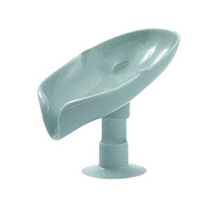PremiumAV PremiumAV Self Draining Soap Holder for Bathroom Leaf Shape Soap Tray –  