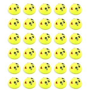 Fun pull-back smiley toys in different designs