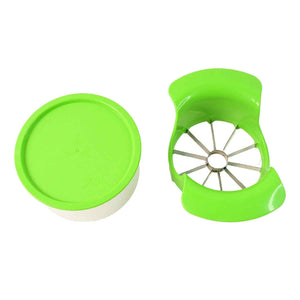 Apex Apple Cutter with Container – Unbreakable ABS Body & Stainless Steel Blades