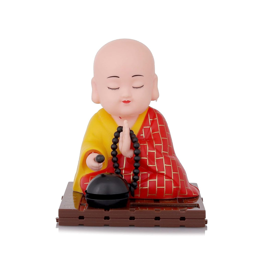 PremiumAV PremiumAV Solar Powered Sitting Buddha Statue,  Moving Head and Hand (1 Pc / Medium) –  