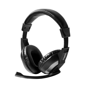Wired Headset with Adjustable Headband & Noise-Isolating Mic Set